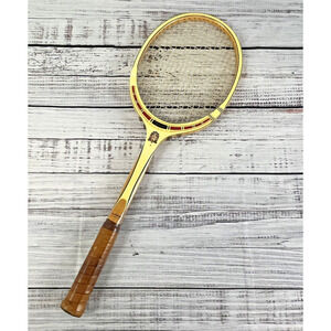 Vintage TAD Davis Classic Wooden Tennis Racquet Clasiden Laminated